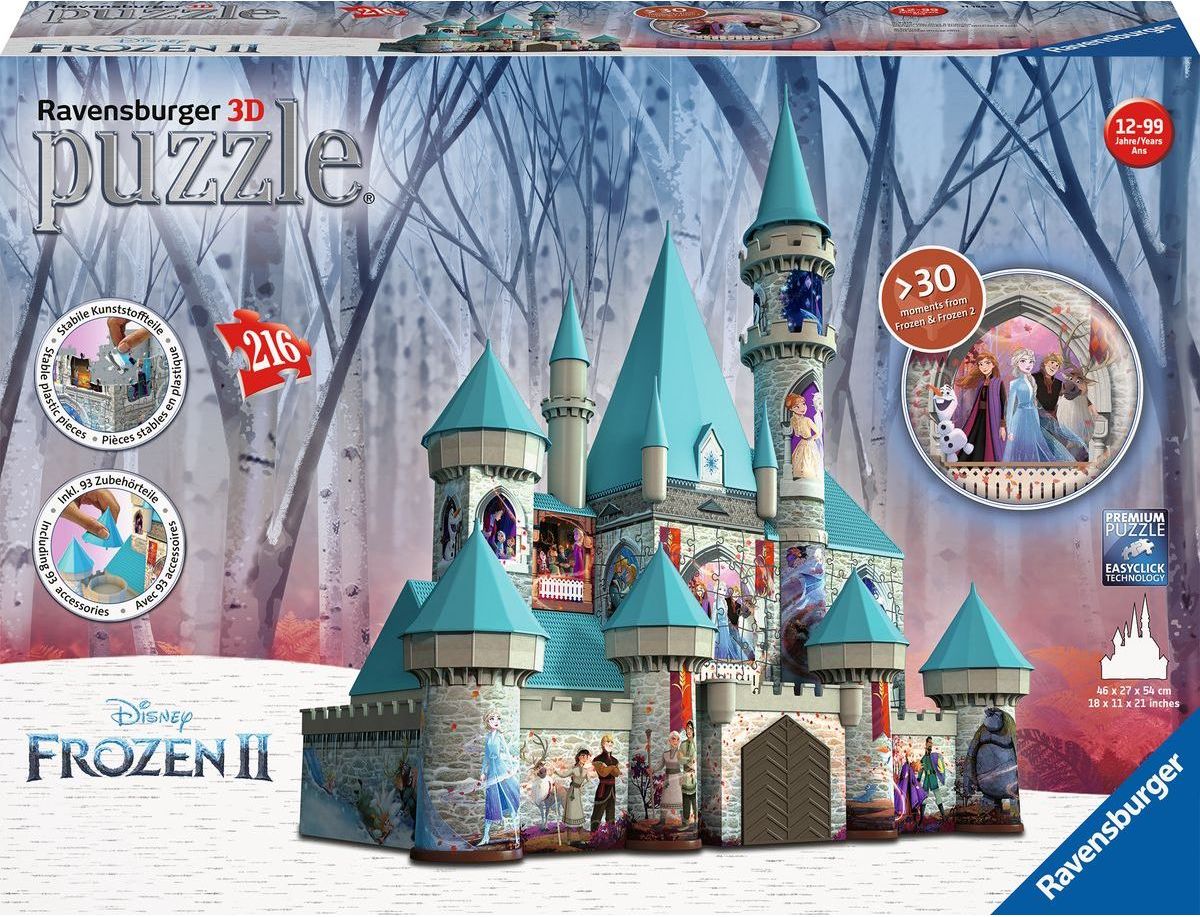 Ravensburger 3D puzzle Disney Zámek Ledové království 216 dílků - obrázek 1