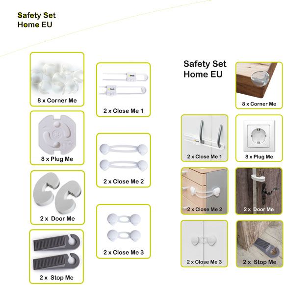 HAUCK Sada dětských pojistek Safety Set Home - obrázek 2