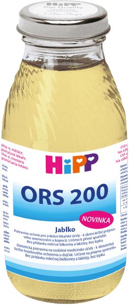 6x HIPP ORS 200 Jablko - rehydratační výživa (200 ml) - obrázek 2