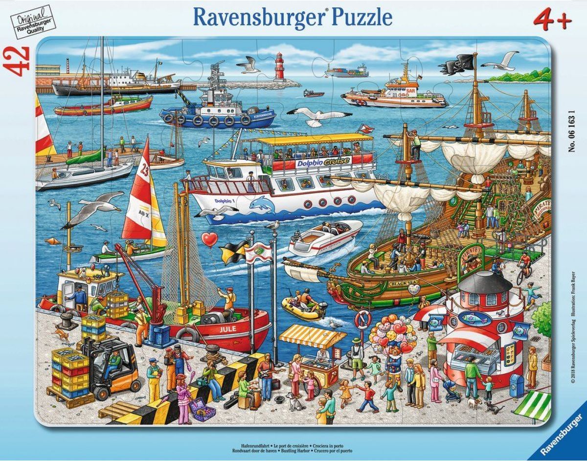 Ravensburger puzzle Výletní přístav 42 dílků - obrázek 1