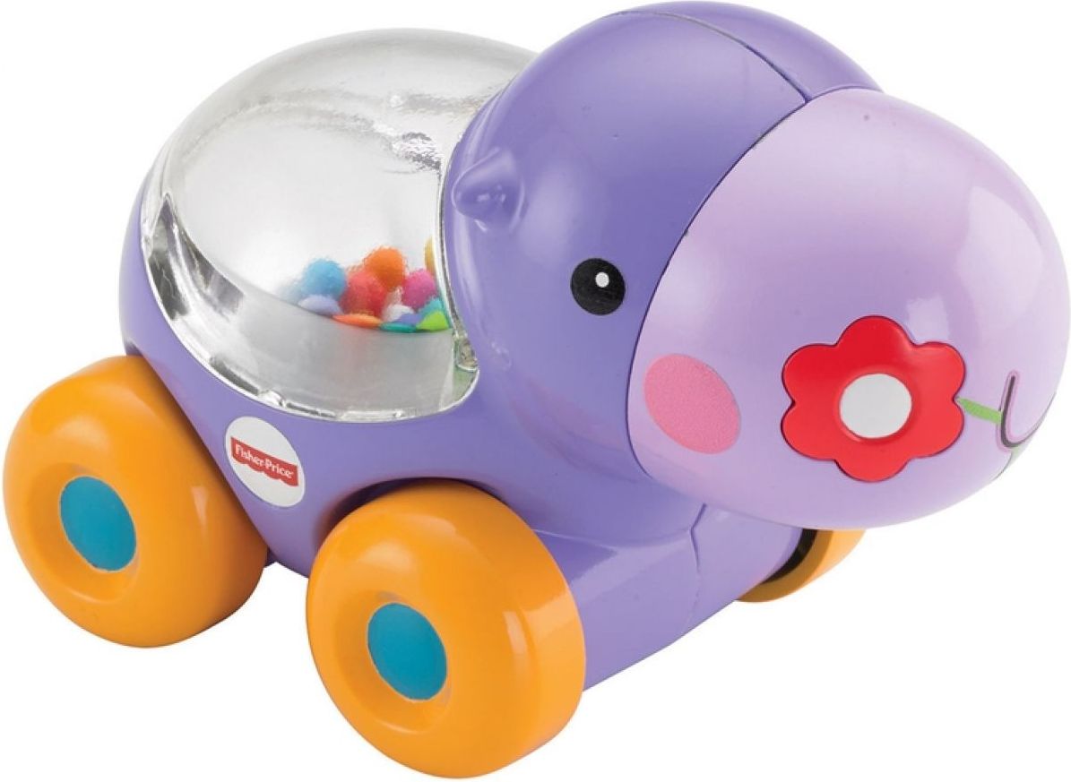 Fisher Price Jezdící zvířátko s kuličkami - Hroch - obrázek 1