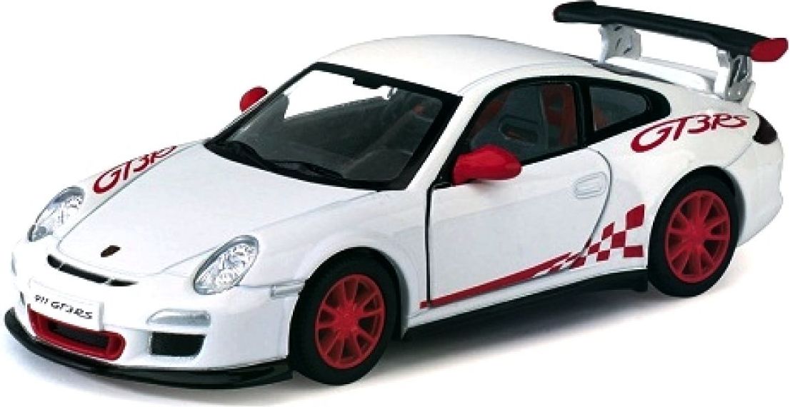 Kinsmart Auto Porsche 911 GT3 RS 2010 12cm - Šedá - obrázek 1