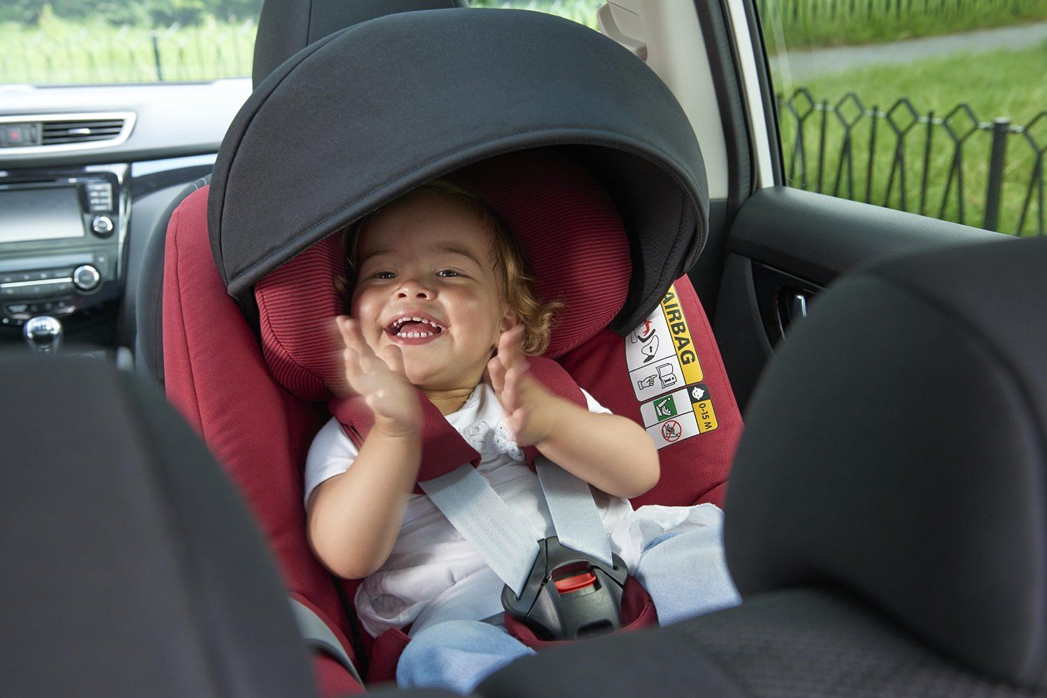 MAXI-COSI Sluneční stříška pro autosedačky černá 2019 - obrázek 2