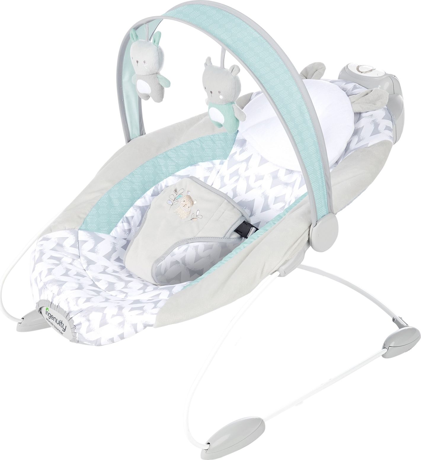 INGENUITY Lehátko smart houpací s melodií Raylan 0m+, do 9kg, 2019 - obrázek 1
