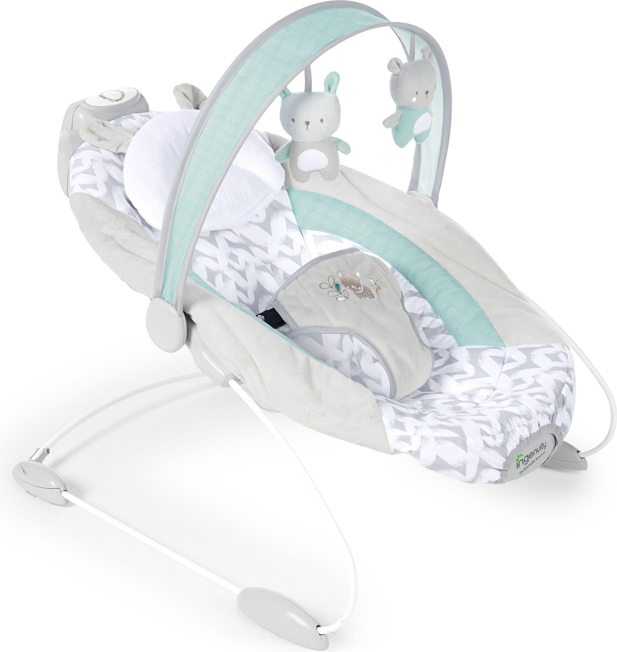 INGENUITY Lehátko smart houpací s melodií Raylan 0m+, do 9kg, 2019 - obrázek 2