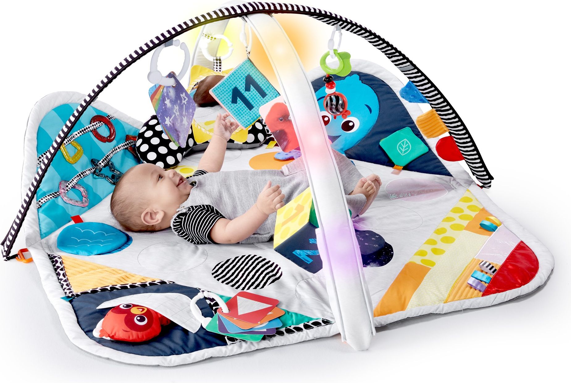 BABY EINSTEIN Deka na hraní světelná Sensory Play Space extra velká 0m+ 2019 - obrázek 2