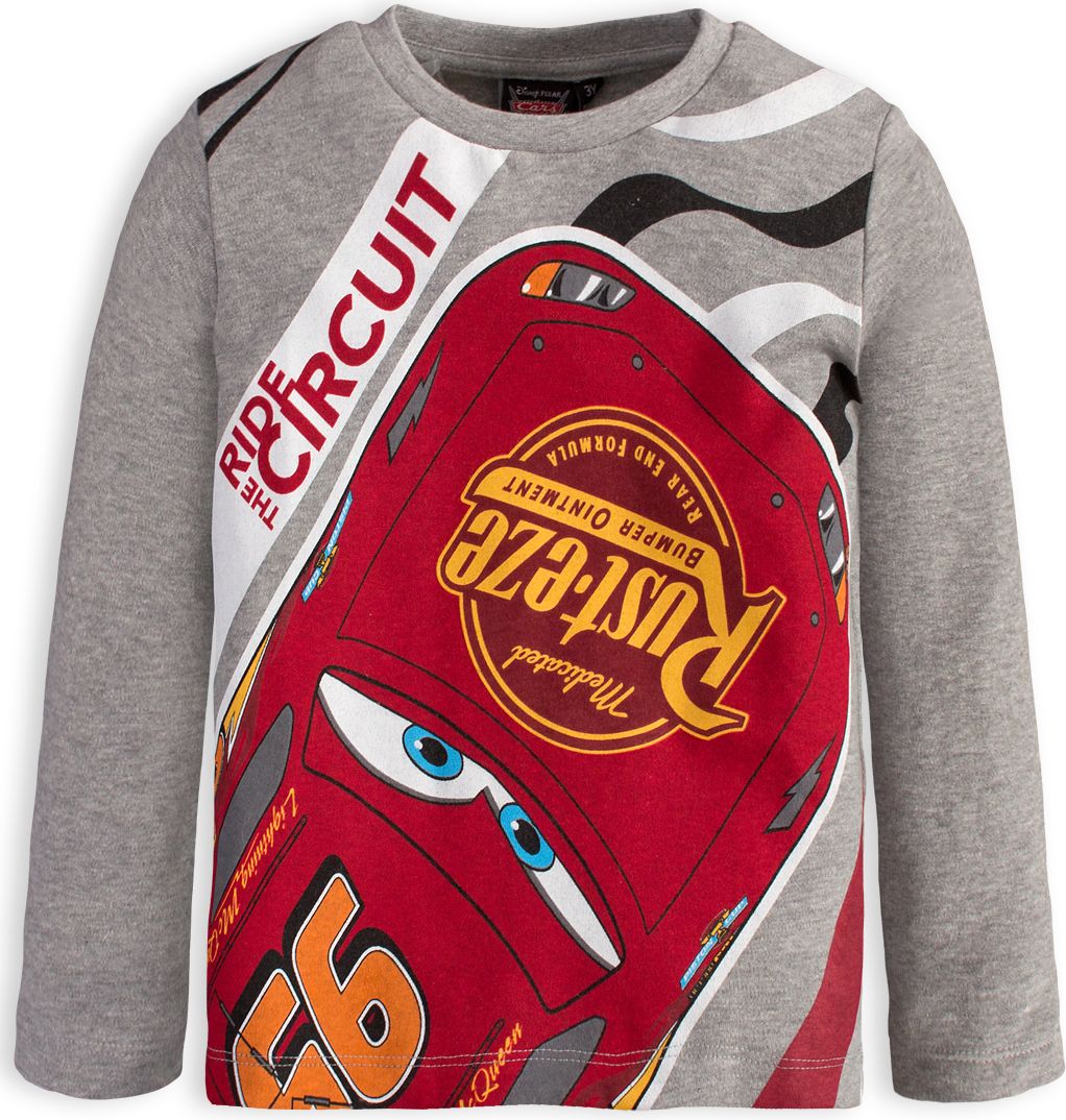 Chlapecké tričko Disney CARS RIDE CIRCUIT šedé Velikost: 122 - obrázek 1
