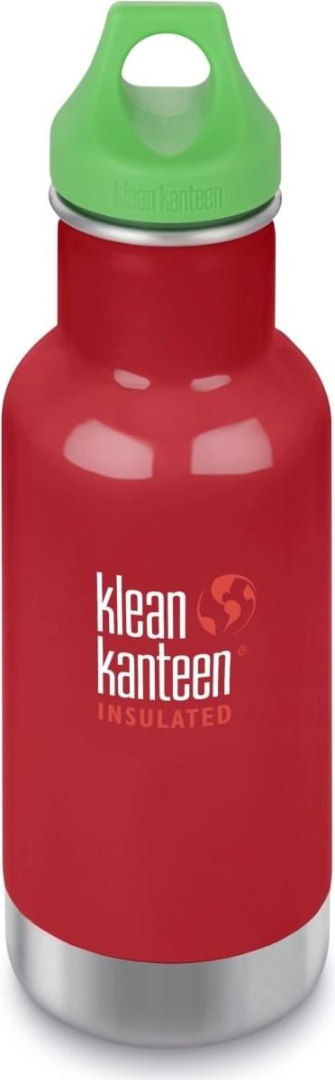 Klean Kanteen Insulated Kid Classic w/Kid Loop Cap - mineral red 355 ml uni - obrázek 1
