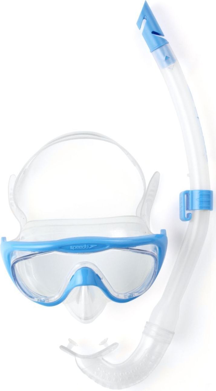 Speedo Glide Junior Snorkel Set - blue uni - obrázek 2