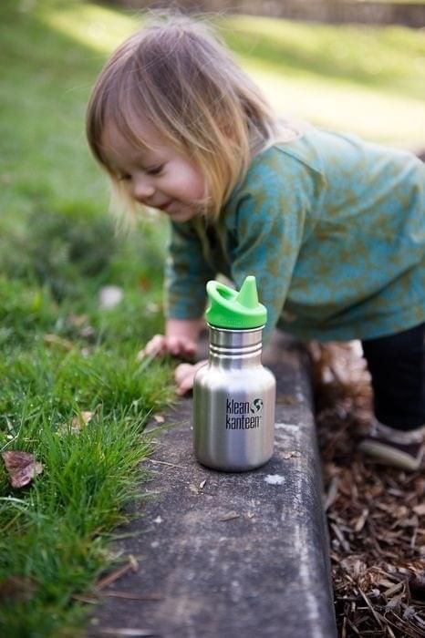 Klean Kanteen Kid Classic w/Kid Sippy Cap - coastal waters 355 ml uni - obrázek 2