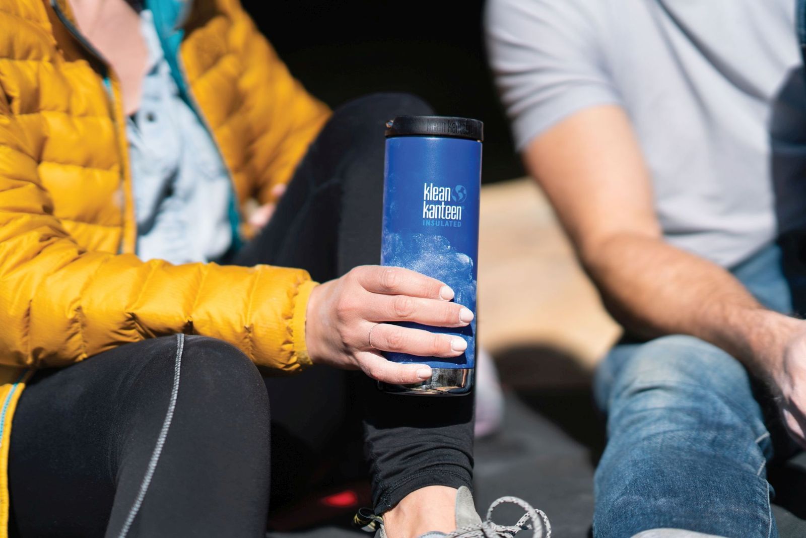 Klean Kanteen TKWide w/Café Cap - Deep Surf 473 ml uni - obrázek 2