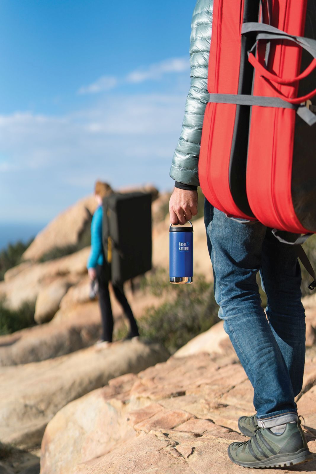 Klean Kanteen TKWide w/Café Cap - Deep Surf 355 ml uni - obrázek 2