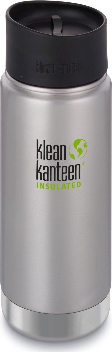Klean Kanteen Insulated Wide w/Café Cap 2.0 - brushed stainless 473 ml uni - obrázek 1