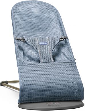 Baby Björn Lehátko Bliss, Slate Blue, Mesh - obrázek 1