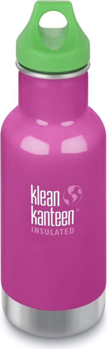 Klean Kanteen Insulated Kid Classic w/Kid Loop Cap - wild orchid 355 ml uni - obrázek 1