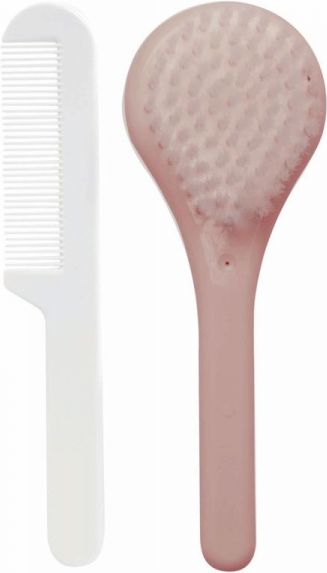 Luma Dětský hřeben a kartáč - Nylon Cloud Pink - obrázek 1