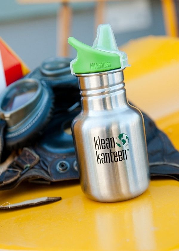 Klean Kanteen Kid Classic w/Kid Sippy Cap - brushed stainless 355 ml uni - obrázek 2