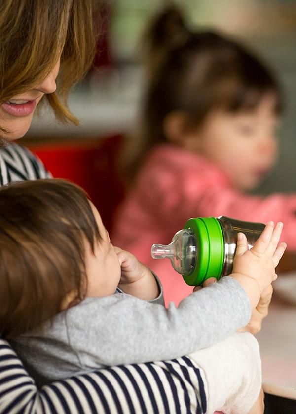 Klean Kanteen Baby Bottle w/Medium Flow Nipple - brushed stainless 266 ml uni - obrázek 2