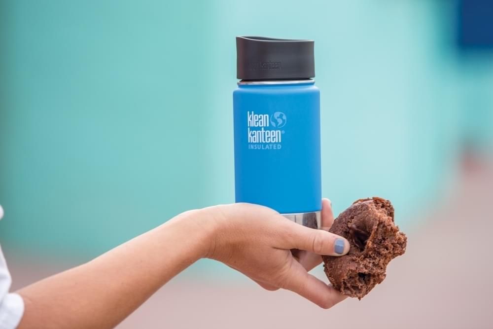 Klean Kanteen Insulated Wide w/Café Cap 2.0 - pacific sky 355 ml uni - obrázek 2
