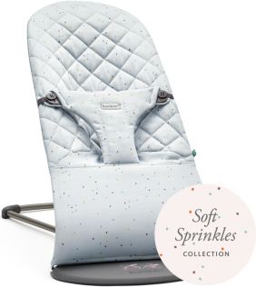 Baby Björn Lehátko Bliss, Blue/Sprinkles, Cotton - obrázek 1