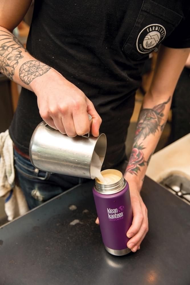 Klean Kanteen Insulated Wide w/Café Cap 2.0 - winter plum 473 ml uni - obrázek 2