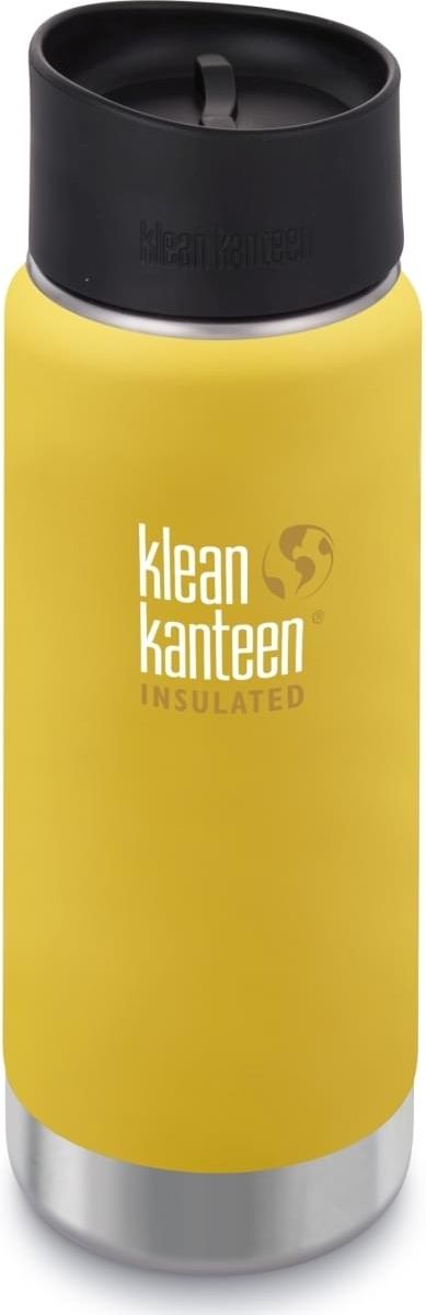 Klean Kanteen Insulated Wide w/Café Cap 2.0 - lemon curry 473 ml uni - obrázek 1