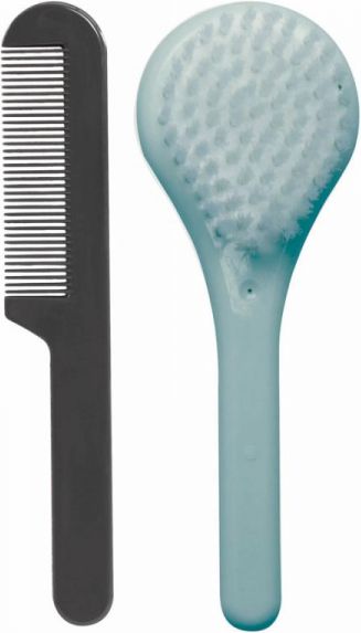 Luma Dětský hřeben a kartáč - Nylon Silt Green - obrázek 1