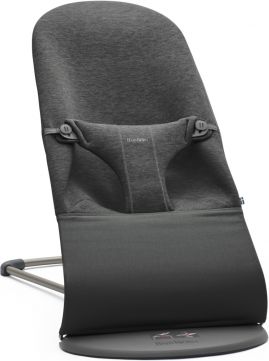 Baby Björn Lehátko Bliss, Charcoal Grey, 3D Jersey - obrázek 1
