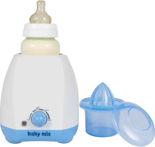 BABY MIX | Nezařazeno | Elektrický ohřívač lahví a dětské stravy s příslušenstvím Baby Mix modrý | Modrá | - obrázek 1