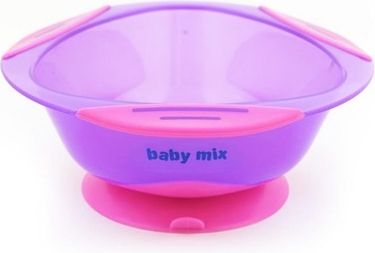 BABY MIX | Nezařazeno | Dětská protiskluzová miska Baby Mix fialová | Fialová | - obrázek 1