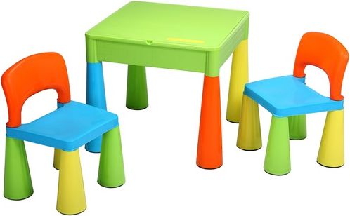 NEW BABY | New Baby set | Dětská sada stoleček a dvě židličky NEW BABY multi color | Multicolor | - obrázek 1