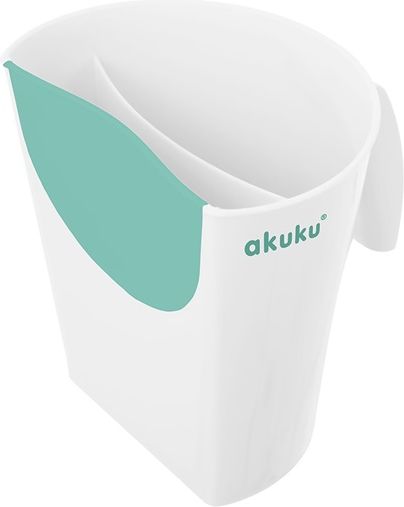 AKUKU | Nezařazeno | Nádobka na umývání vlasů Akuku bílo-mátová | Bílá | - obrázek 1