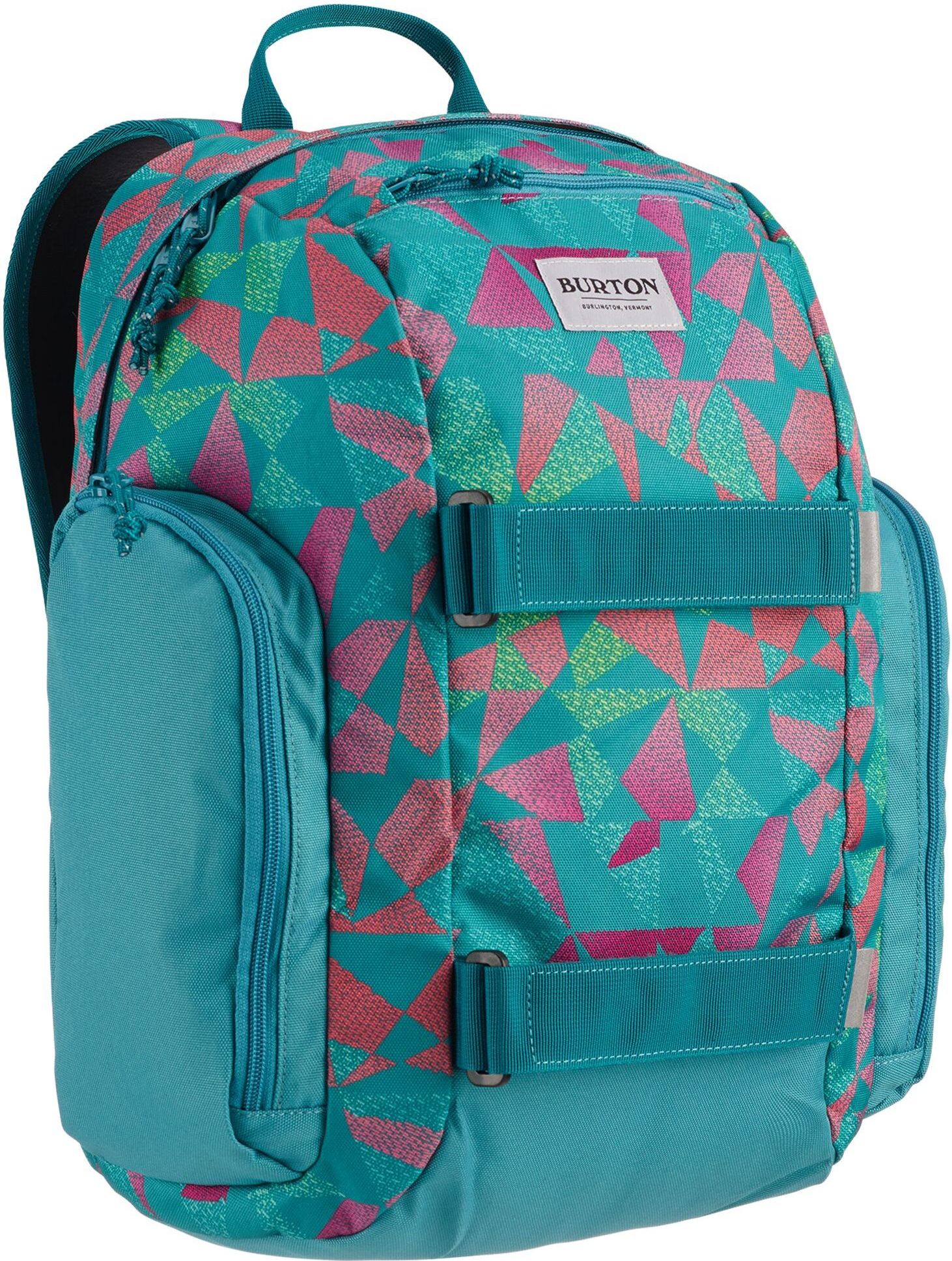 Burton Kids' Metalhead Backpack - green-blue slate morse geo print uni - obrázek 1