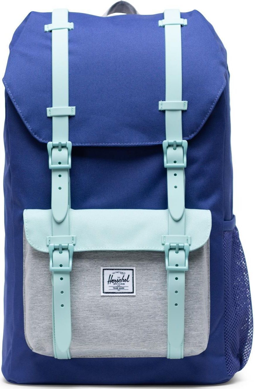 Herschel Herschel Little America Youth - orient blue/light grey crosshatch/eggshell blue uni - obrázek 1