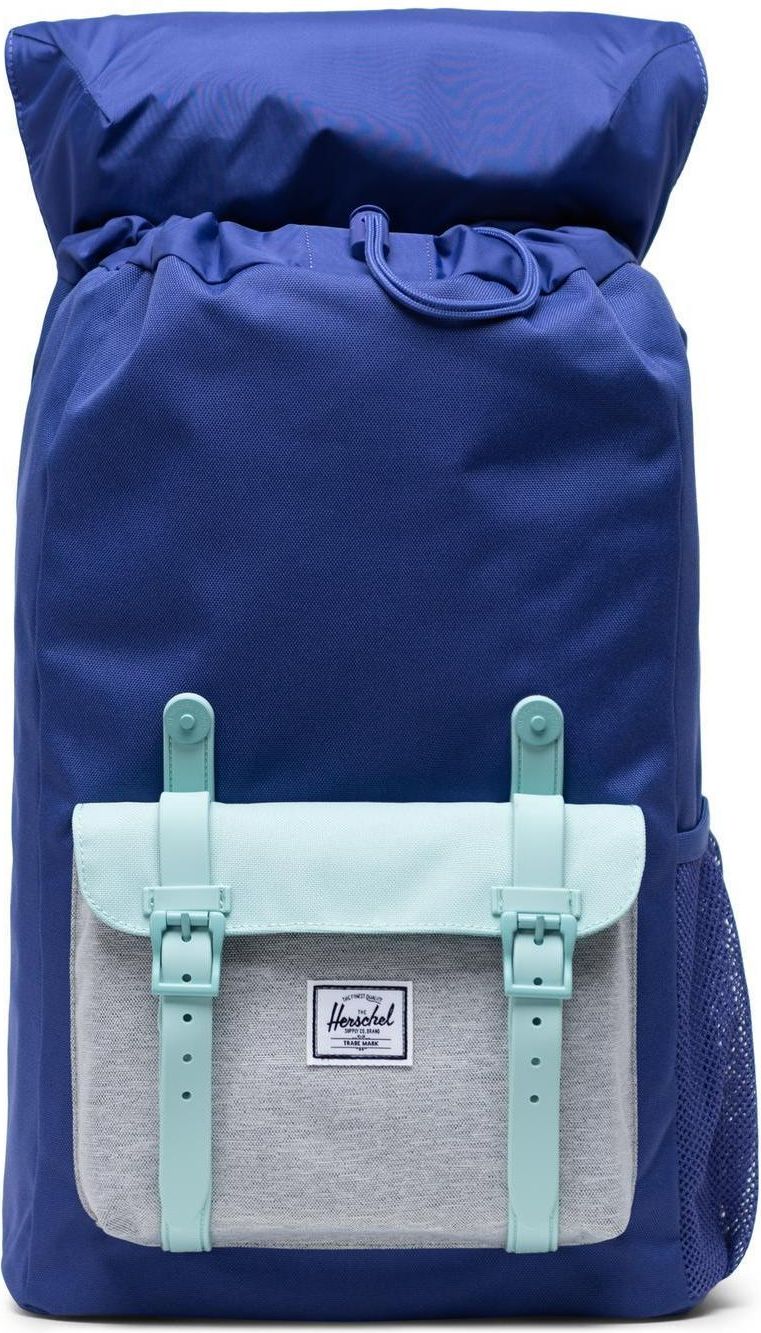 Herschel Herschel Little America Youth - orient blue/light grey crosshatch/eggshell blue uni - obrázek 2