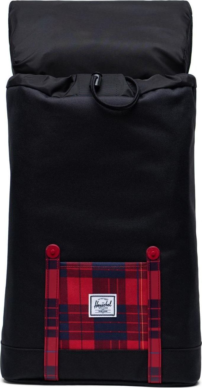 Herschel Retreat Youth - black/winter plaid uni - obrázek 2