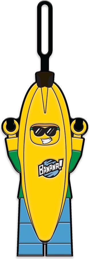 LEGO Iconic Jmenovka na zavazadlo - Banana Guy - obrázek 1