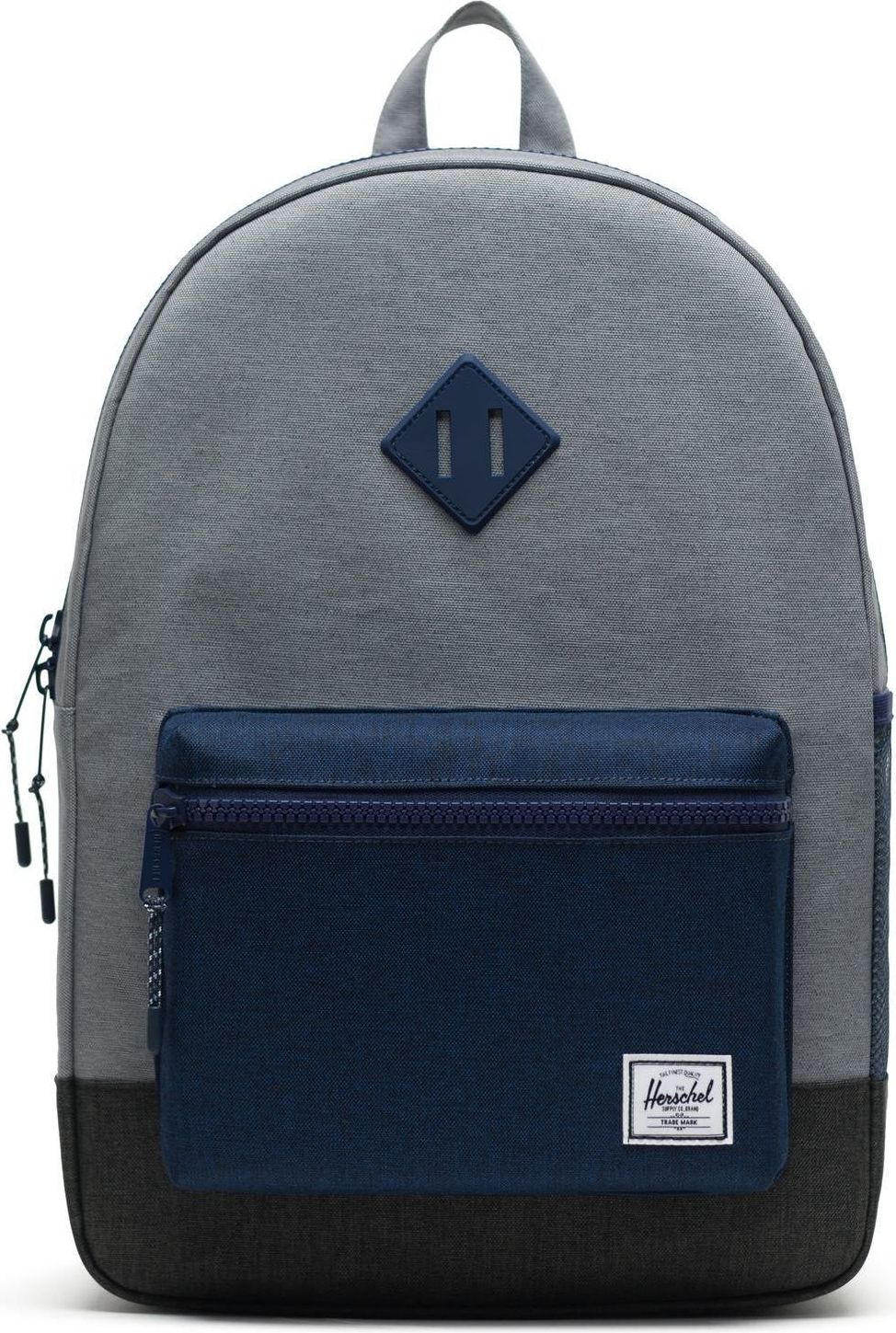 Herschel Heritage Youth XL - mid grey crosshatch/medieval blue crosshatch/black crosshatch uni - obrázek 1