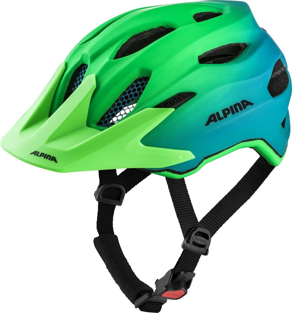 Alpina Carapax Jr. Flash - green/blue 51-56 - obrázek 2