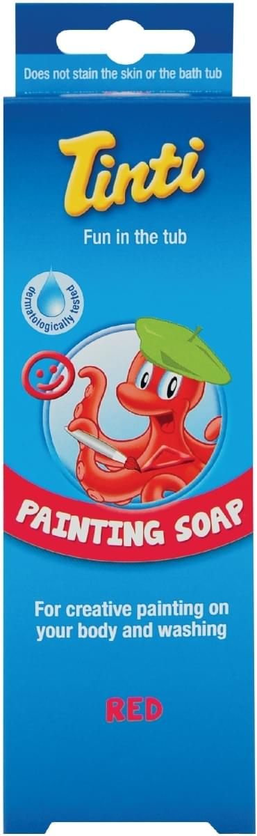 Tinti Painting Soap - red uni - obrázek 1