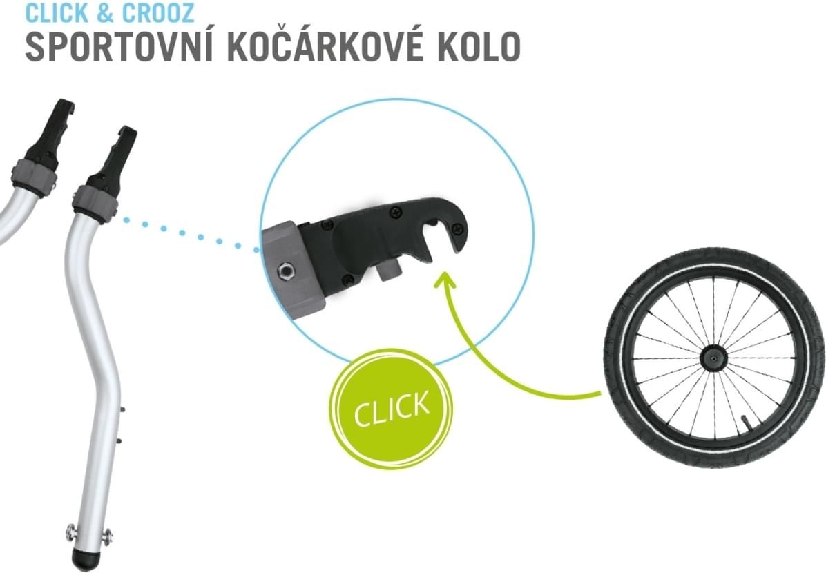 Croozer Kid 1 Click & Crooz uni - obrázek 2