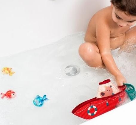 Lilliputiens Bath fun: fishing boat uni - obrázek 2