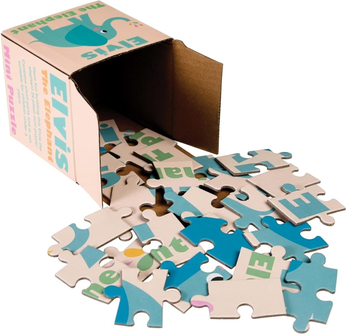Dětské puzzle - slon Elvis uni - obrázek 2