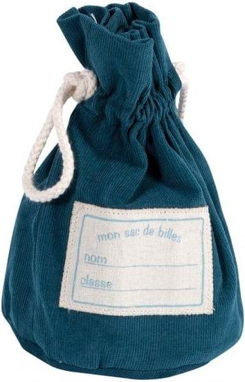 Blue bag of marbles Moulin Roty uni - obrázek 1