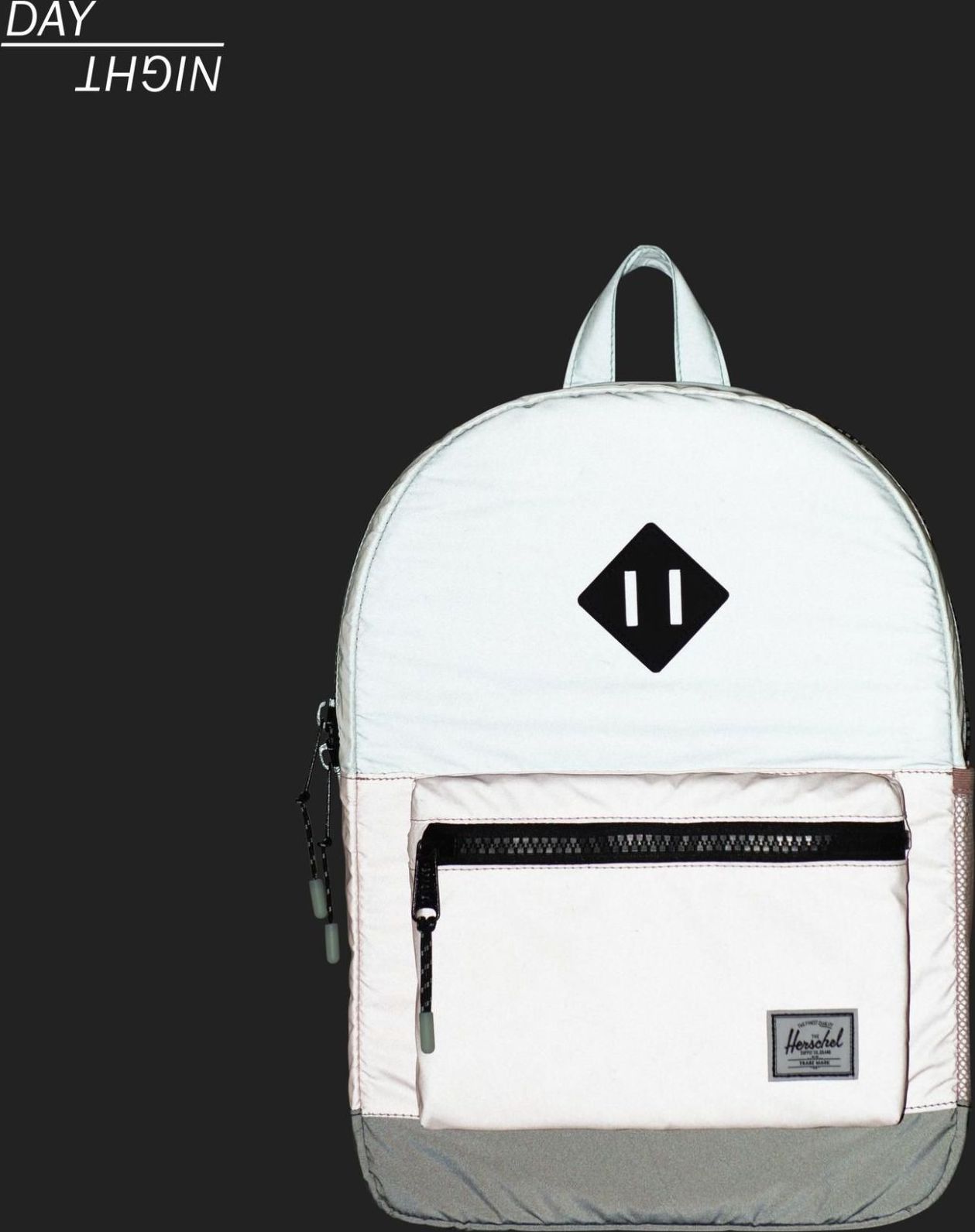 Herschel Heritage Youth - glacier reflective/cameo rose reflective/black reflective uni - obrázek 2