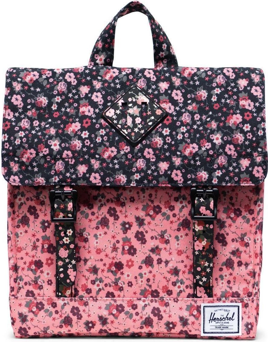 Herschel Survey Kids - multi ditsy floral black/flamingo pink uni - obrázek 1