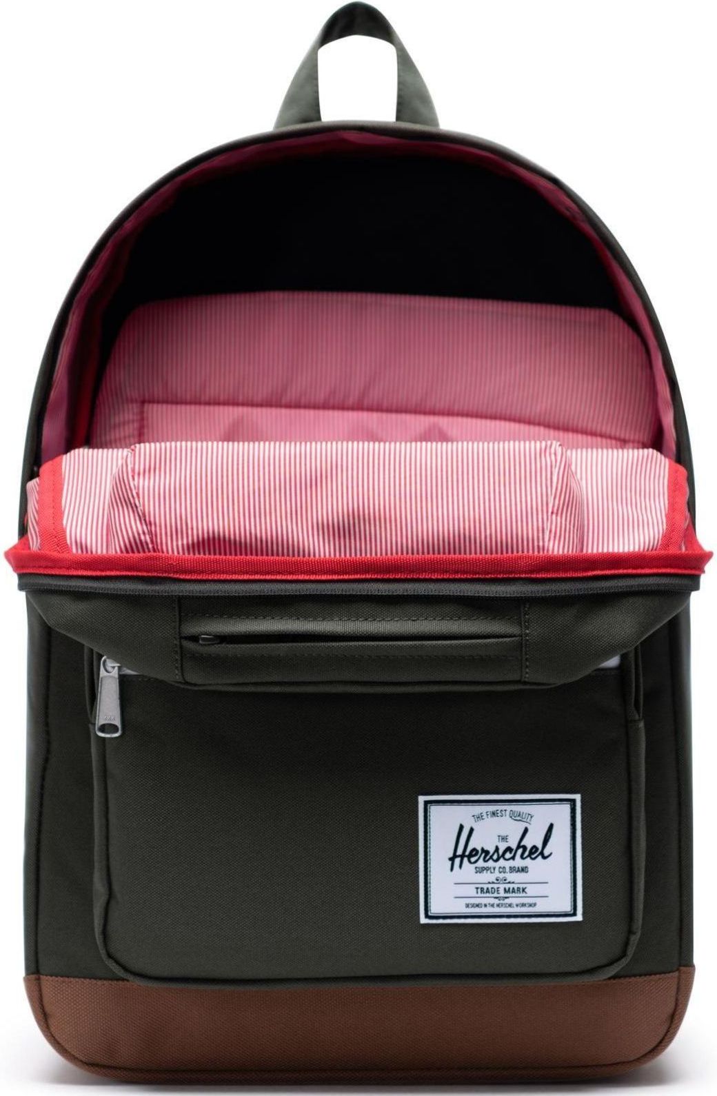 Herschel Pop Quiz - dark olive/saddle brown uni - obrázek 2