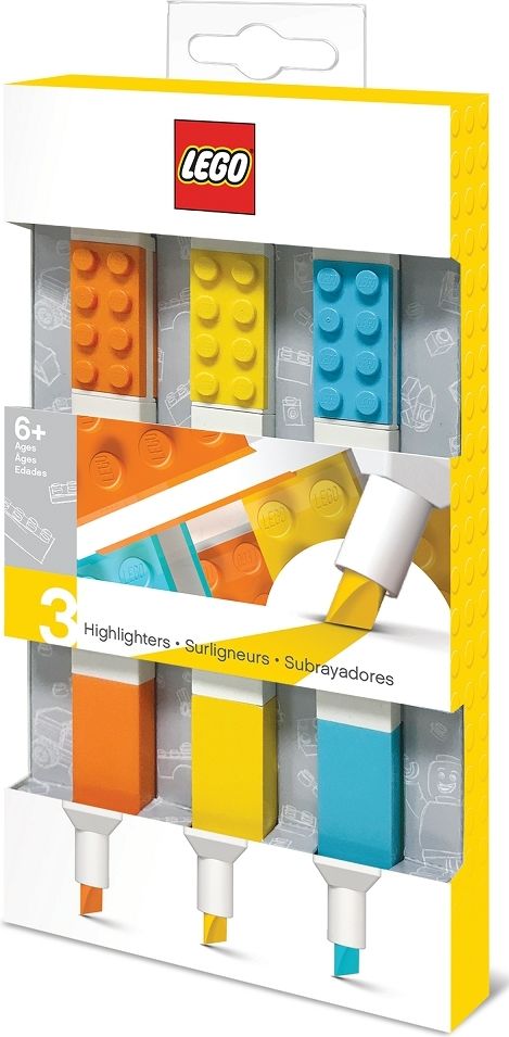 LEGO Zvýrazňovače, mix barev - 3 ks - obrázek 1