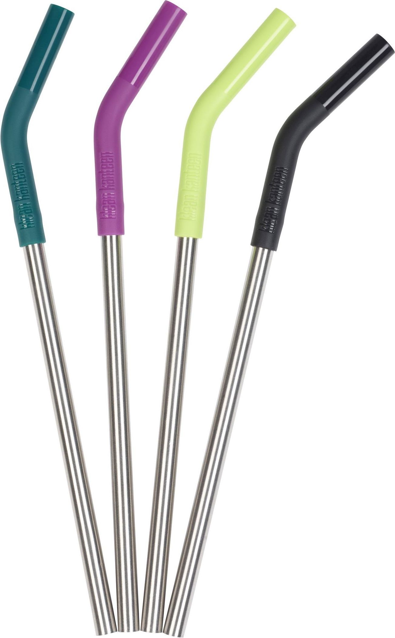 Klean Kanteen Brushed Stainless 8 mm straw 4-pack - multi color/natural uni - obrázek 1