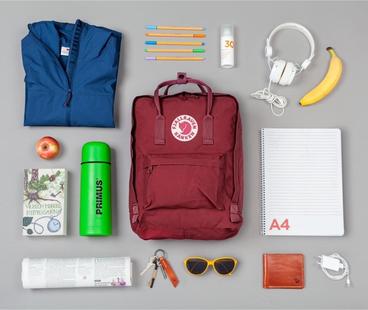 Fjällräven Kanken - blue ridge-random blocked uni - obrázek 2